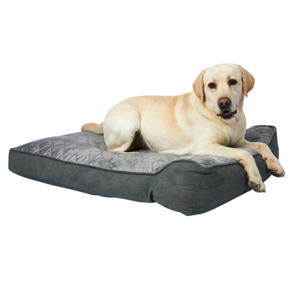 Orthopedic Memory Foam Cushion Mattress Pet Bed With Dog